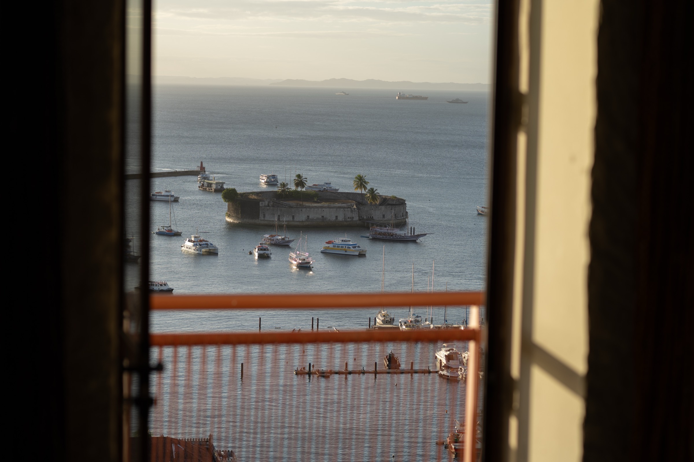 Vista da Baía de Todos os Santos do Silva Cozinha, restaurante em Salvador
